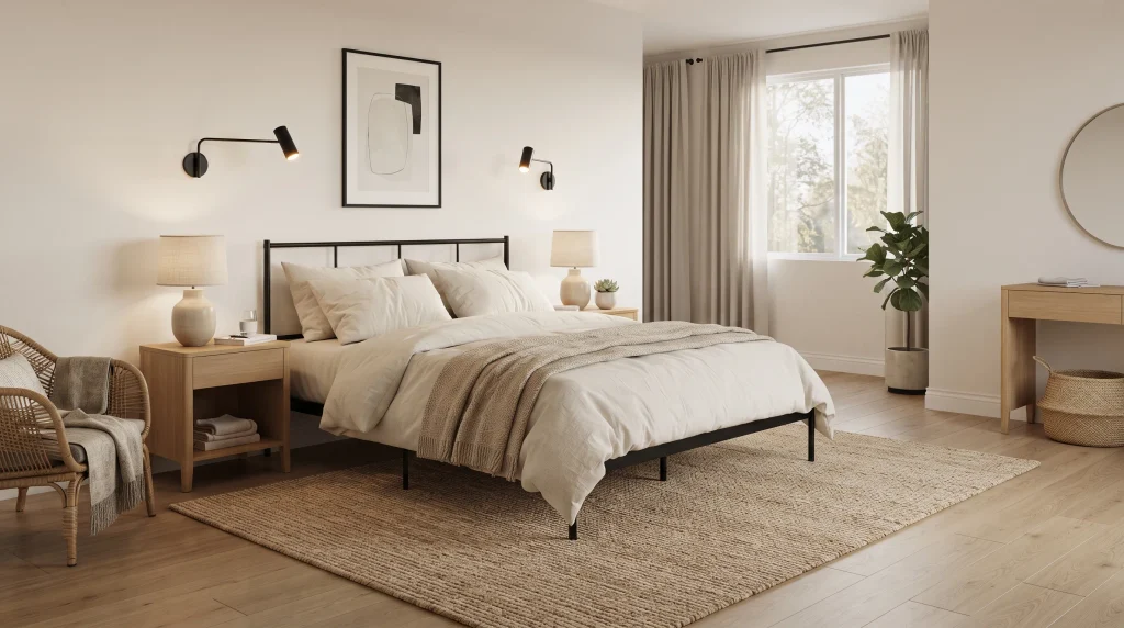 10. Black Bed Frame