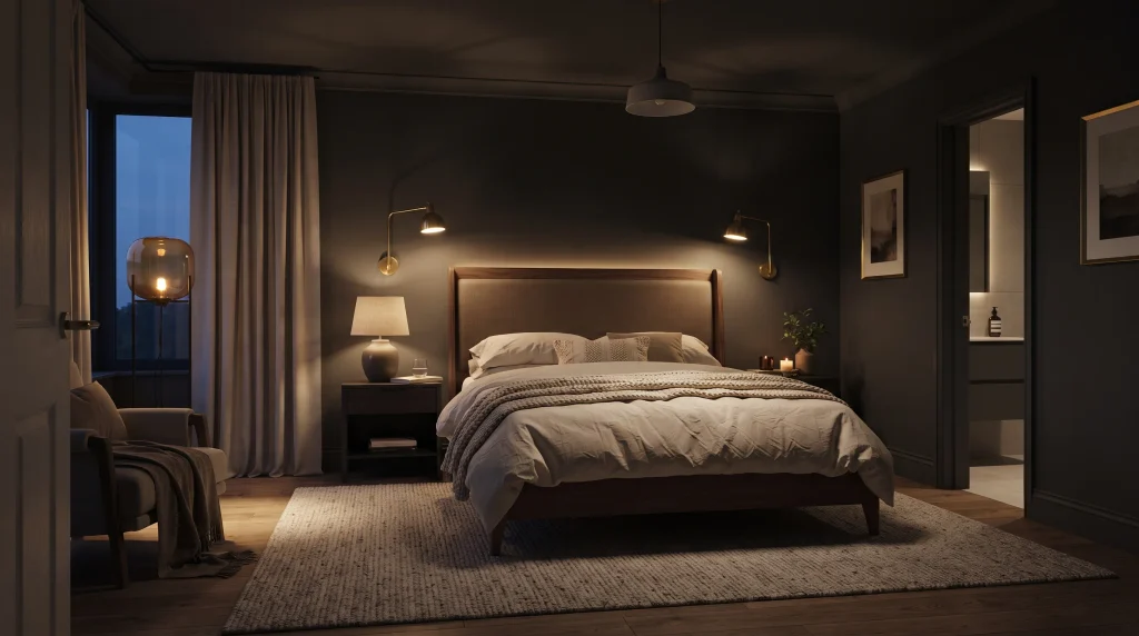 12. Layered Mood Lighting