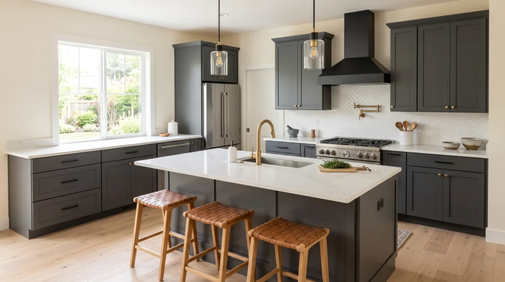 Kitchen Cabinet Color Idea
