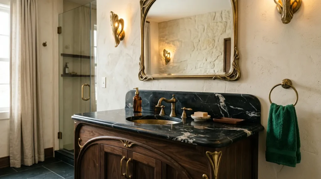 Black Nouveau Decor Ideas