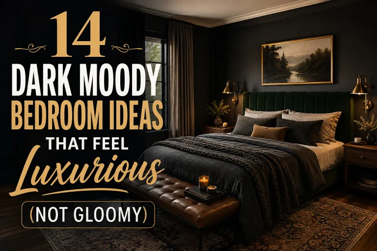 14 Dark Moody Bedroom Ideas That Feel Luxurious (Not Gloomy)