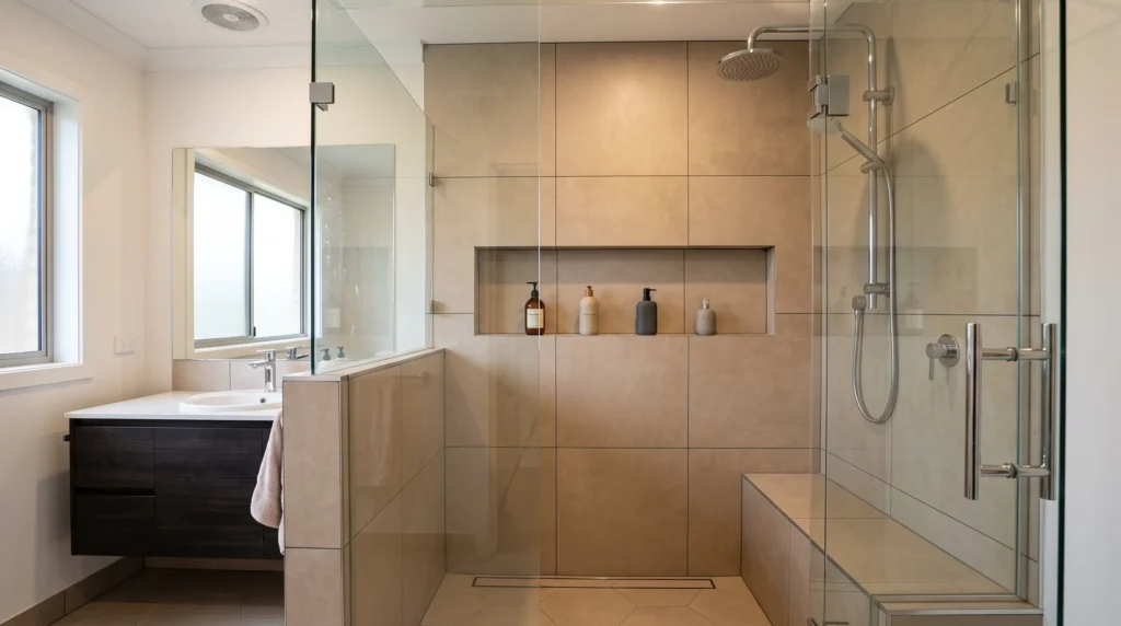 14. Spa-Style Shower Niche