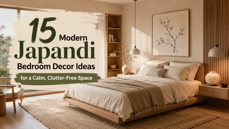 15 Modern Japandi Bedroom Decor Ideas for a Calm, Clutter-Free Space