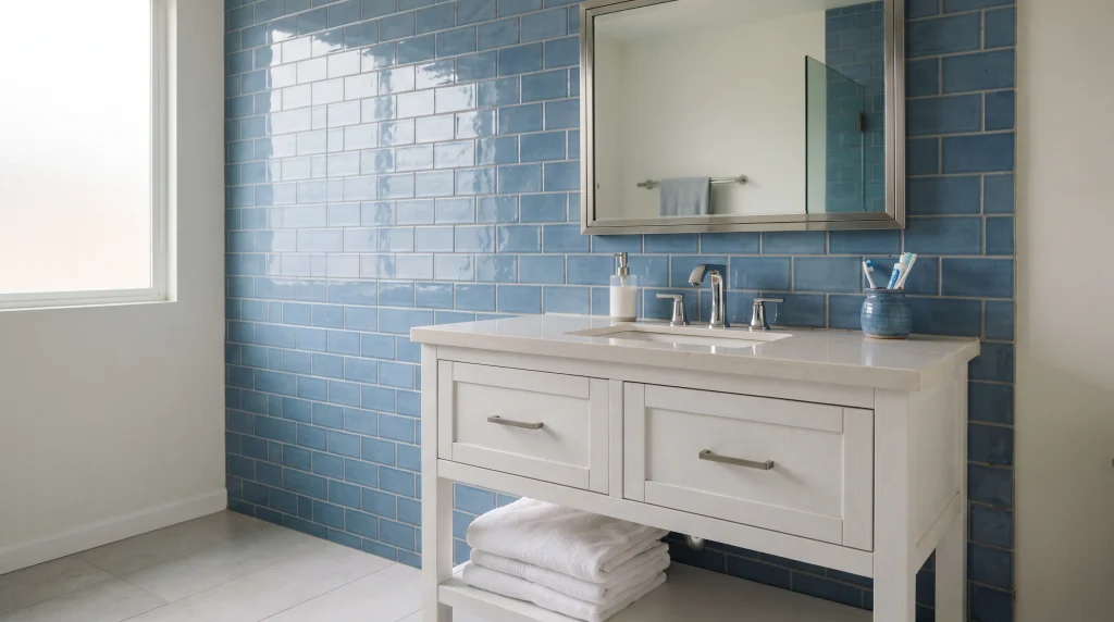 15. Ceramic Blue Tile