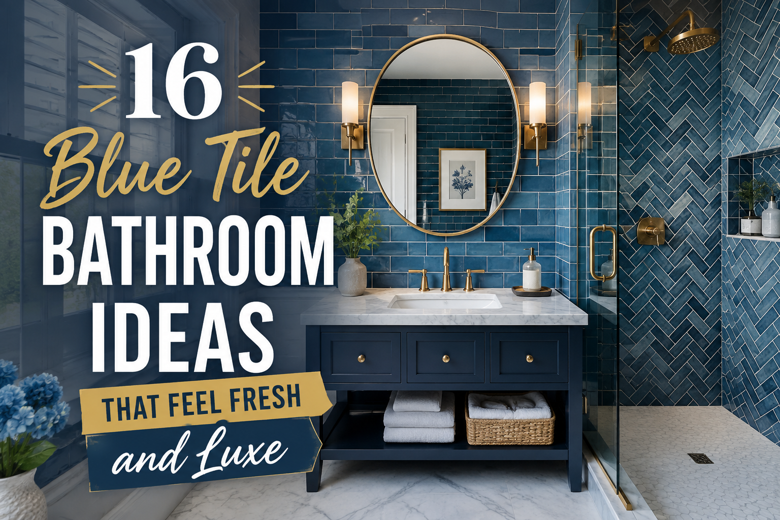 Blue Tile Bathroom Ideas