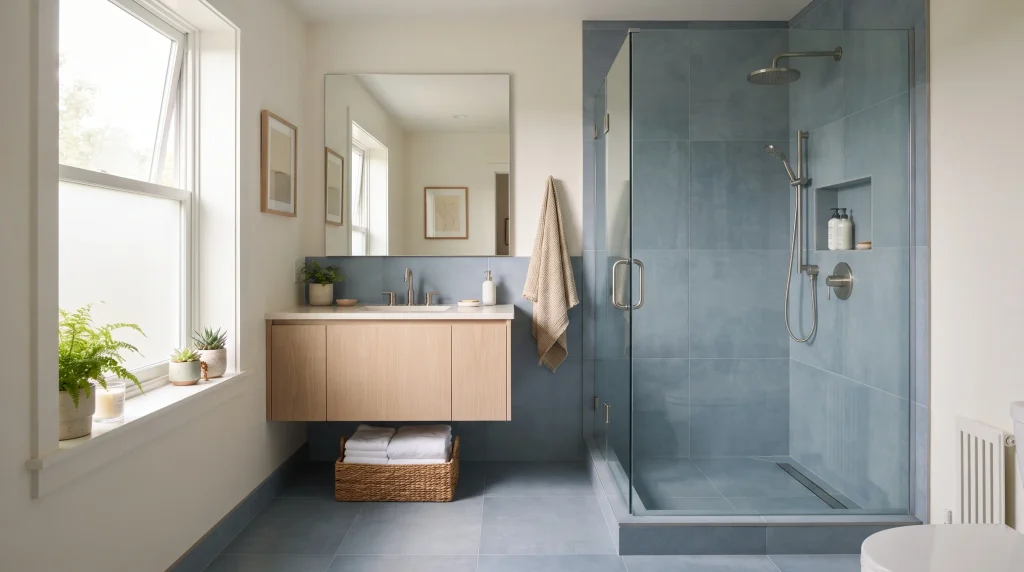 Porcelain Blue Tile
