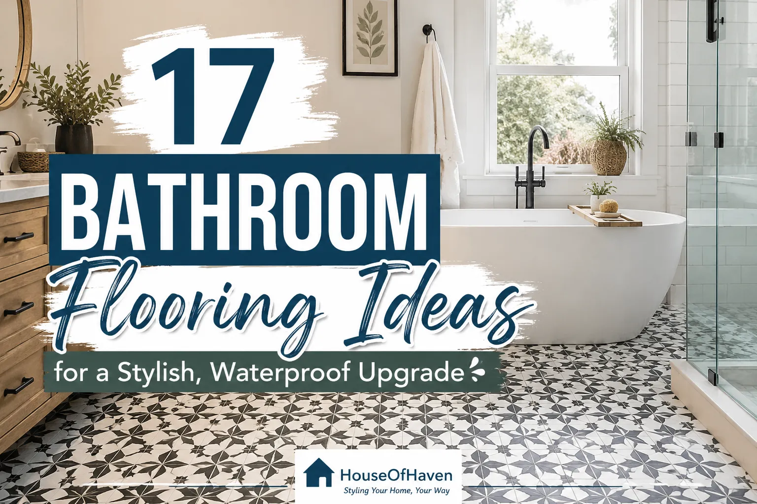 17 Bathroom Flooring Ideas for a Stylish, Waterproof Upgrade