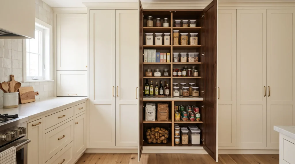 Hidden Pantry Wall
