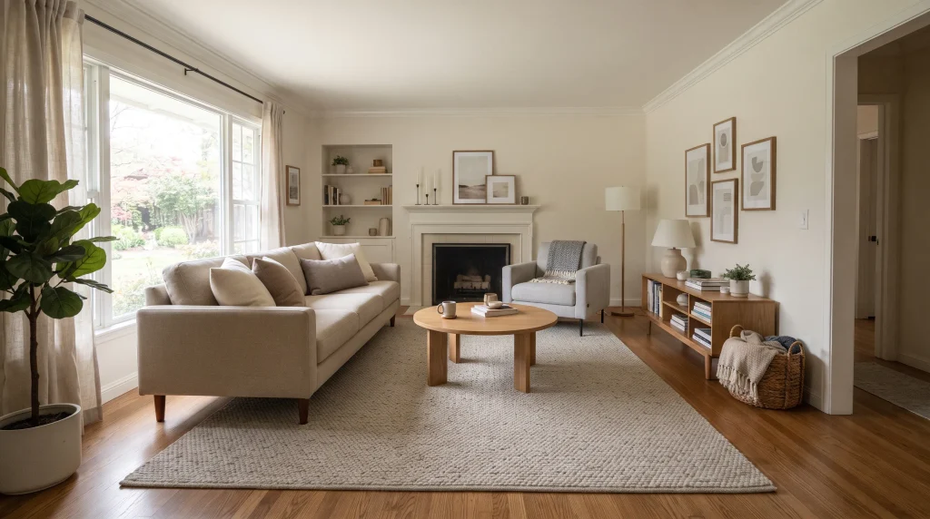 2. Textured Area Rug