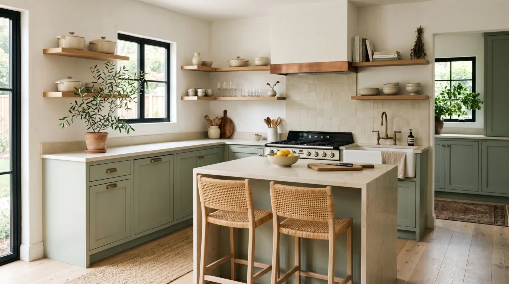 Kitchen Cabinet Color Idea
