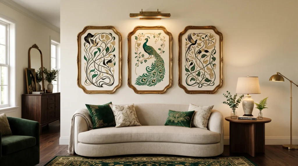 Black Nouveau Decor Ideas