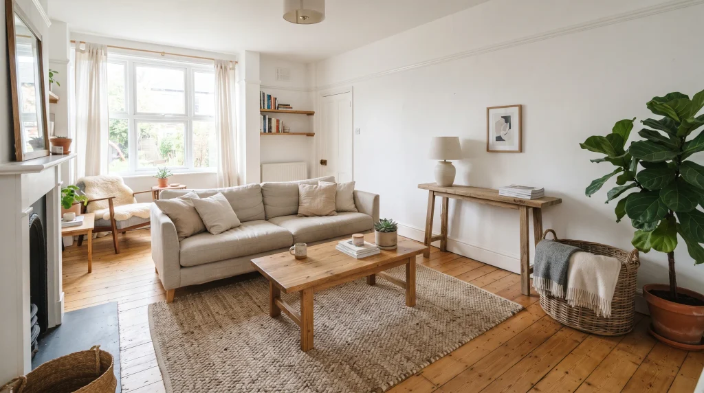 3. Natural Wood Accents
