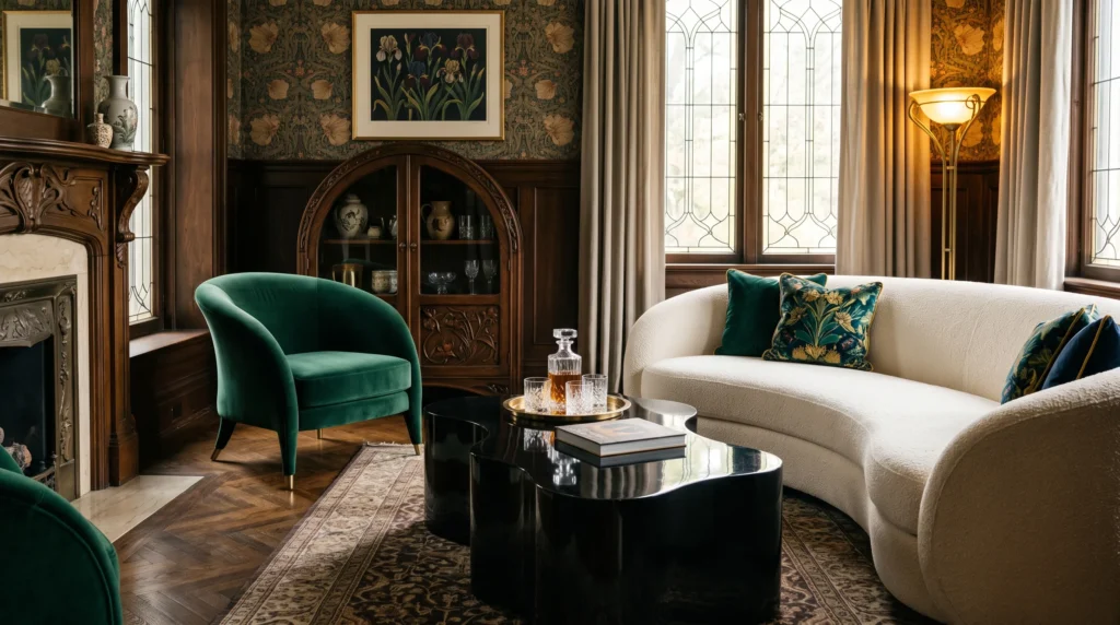 Black Nouveau Decor Ideas
