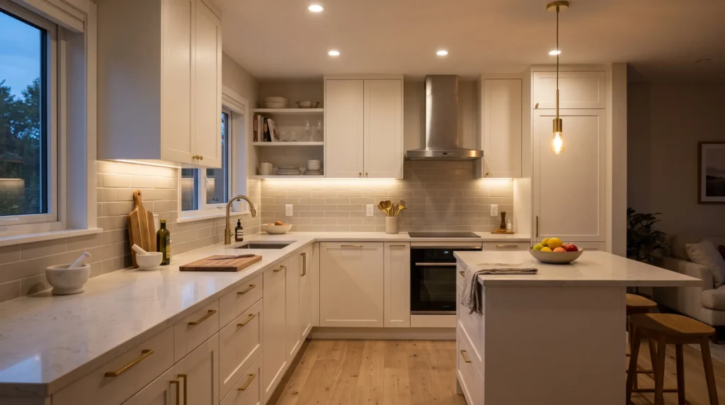Layered Kitchen Lighting
