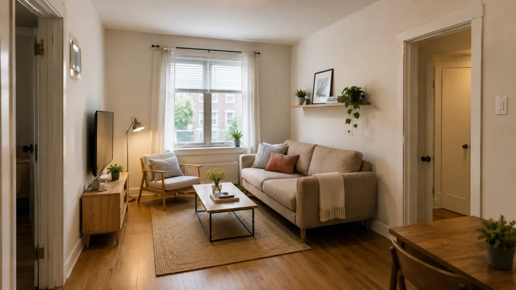 7. Compact Sofa Layout (Small Living Room Decor)
