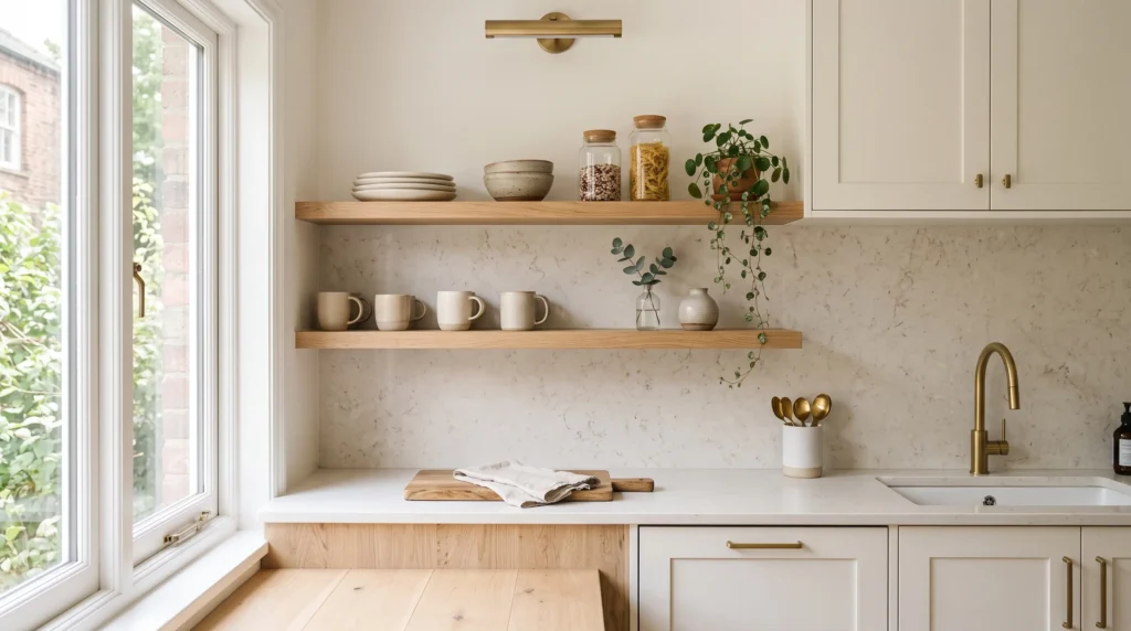 Open Shelving Display