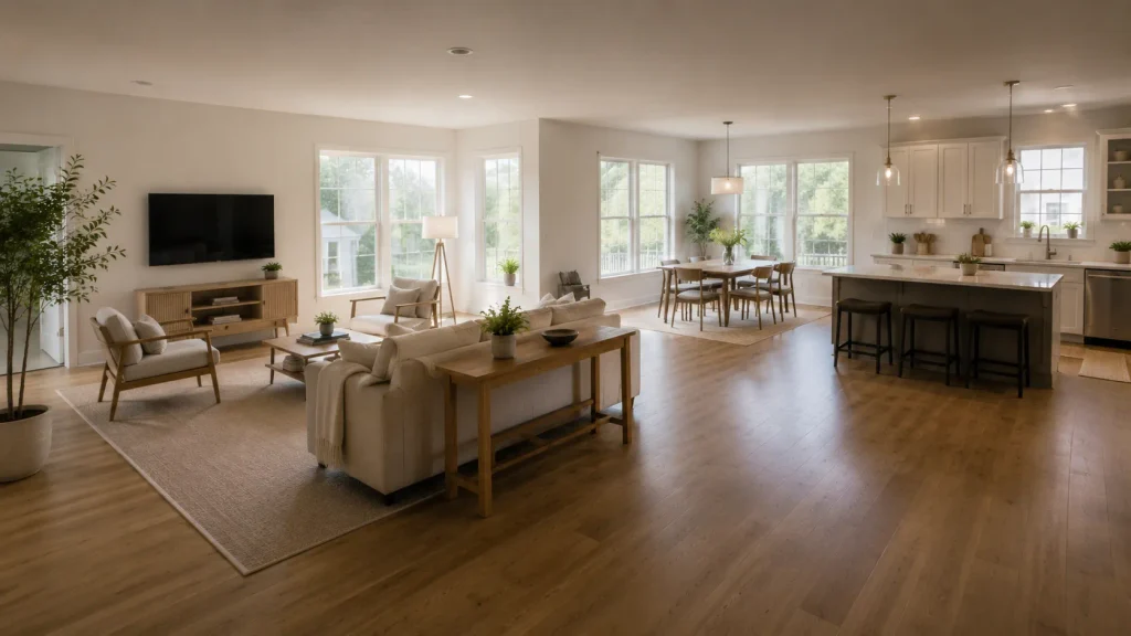 8. Open Concept Seating