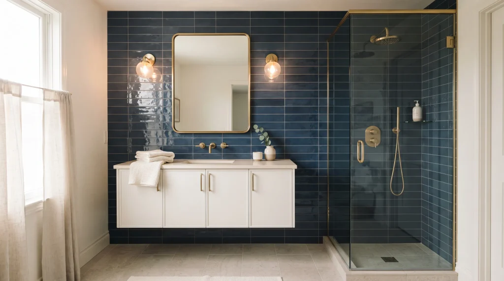 8. Brass Fixture Pairing