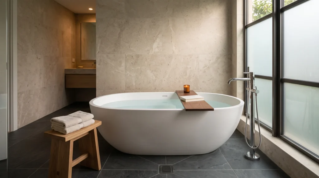 8. Freestanding Soaking Tub
