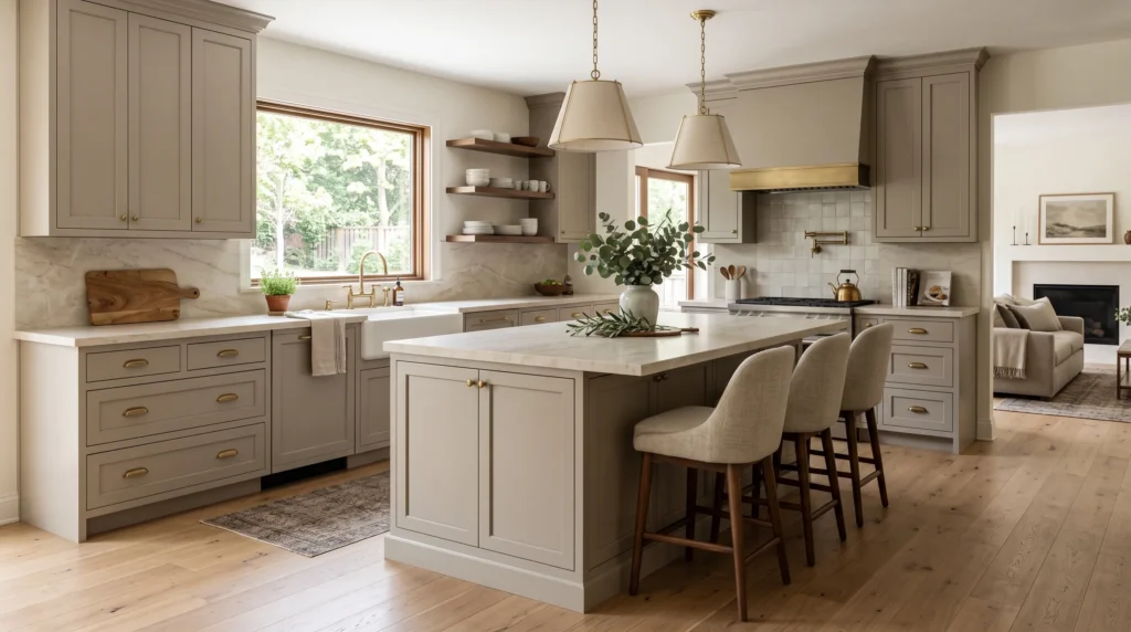 Kitchen Cabinet Color Idea