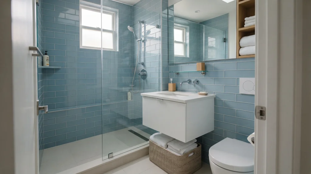 9. Small Bathroom Tiles