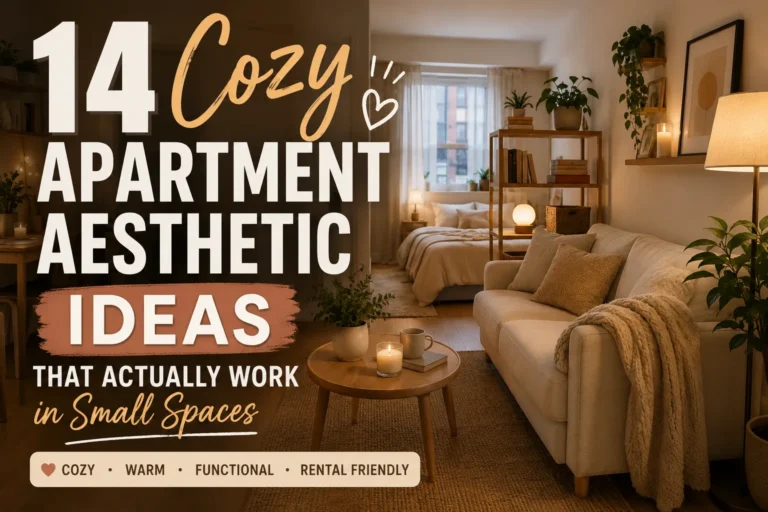 small apartment aesthetic cozy ideas
