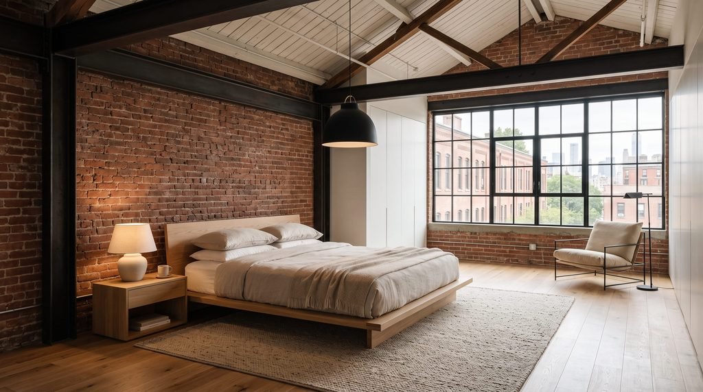 10. Create a Minimalist Loft Bedroom