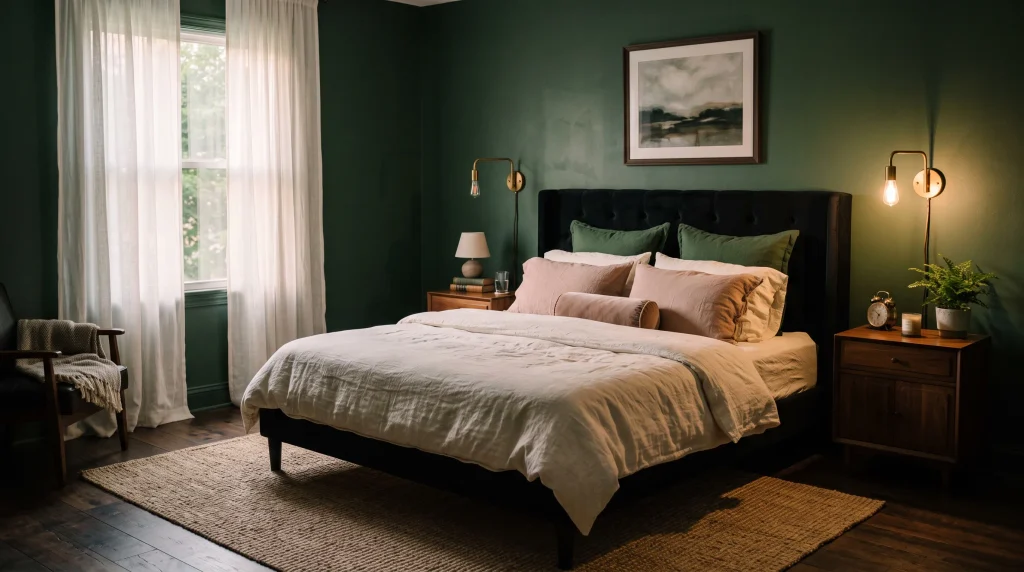  Deep Green Walls