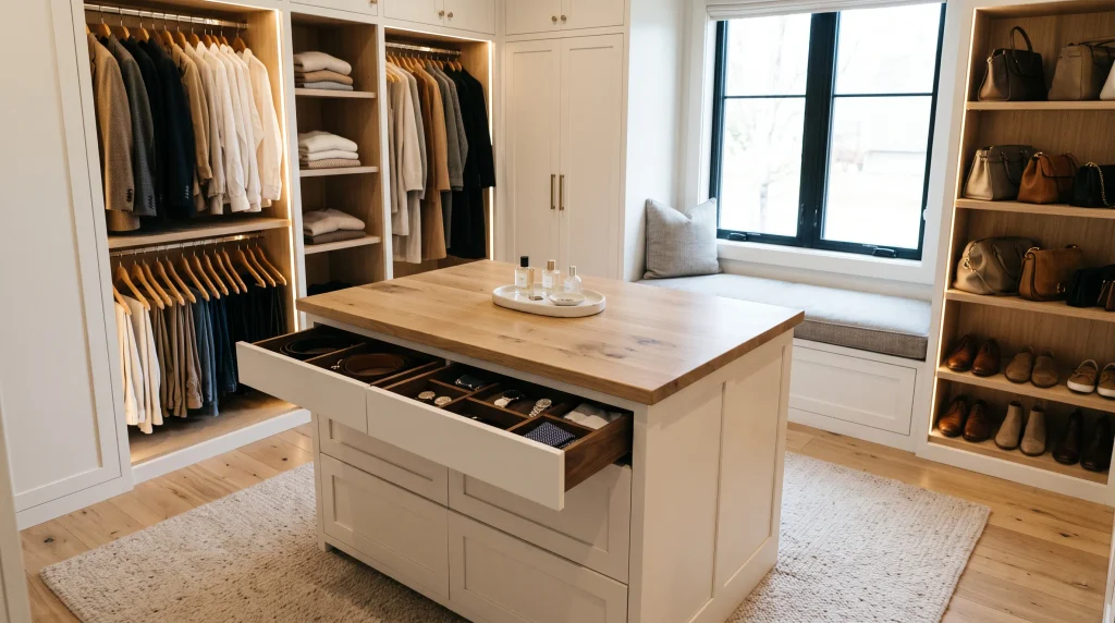 Walk-In Closet Island
