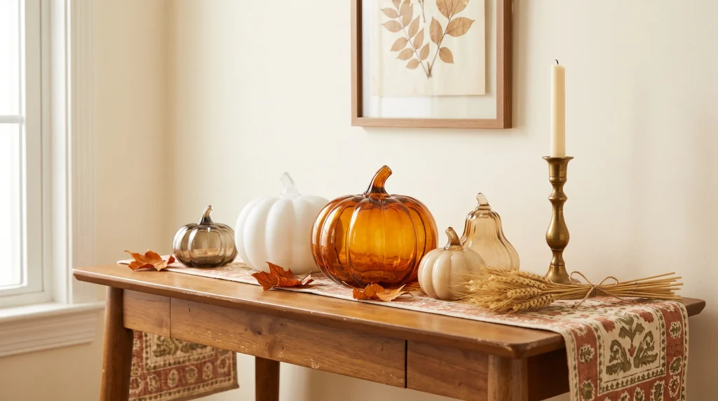 Vintage-Style Glass Pumpkins