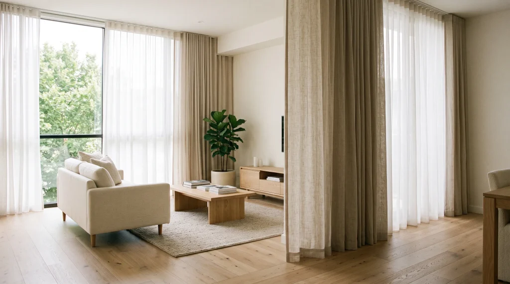 Layered Window Treatments