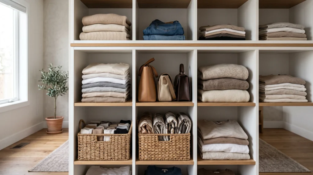 Open Cubby Sections