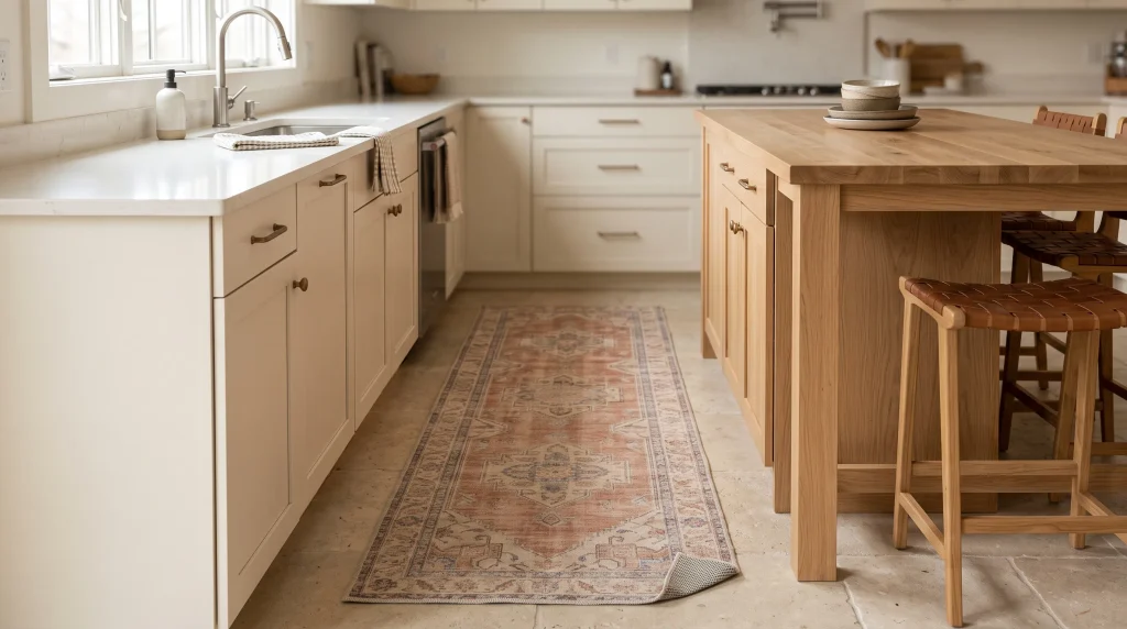Layered Kitchen Rugs