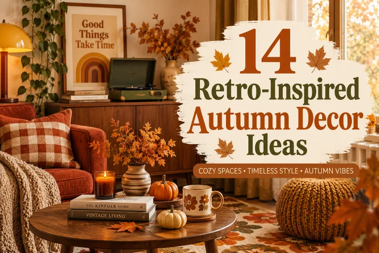 14 Retro-Inspired Autumn Decor Ideas