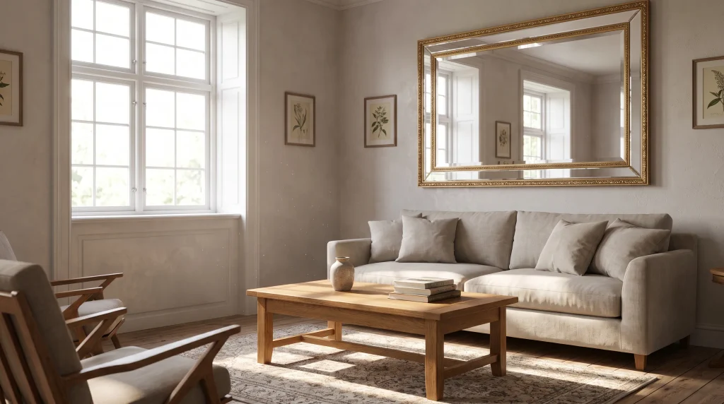 14. Use Mirrors to Add Light and Depth