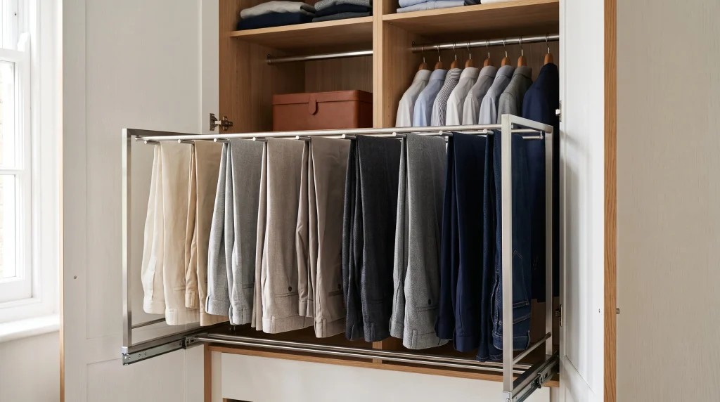 Pull-Out Trouser Rack