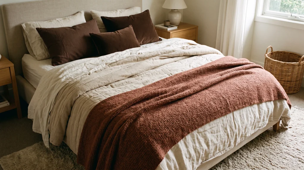 16. Earthy Bedding Layers