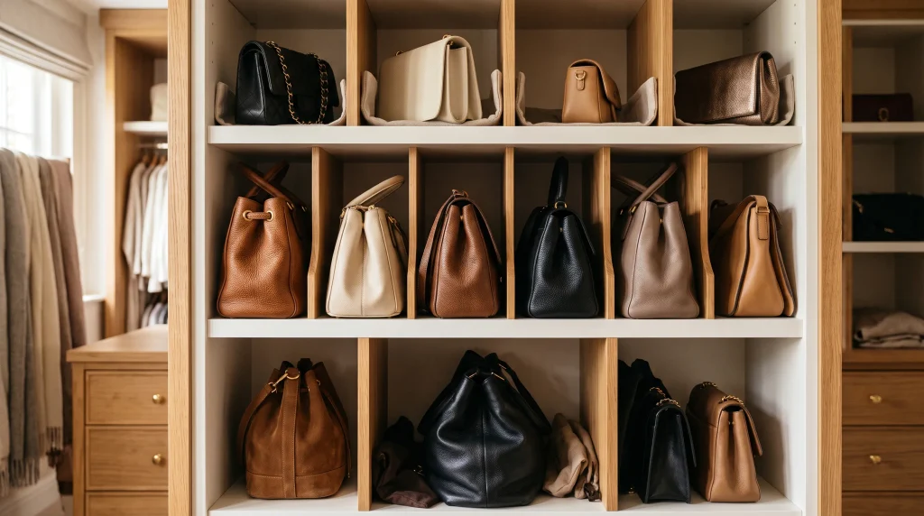 Handbag Display Shelves