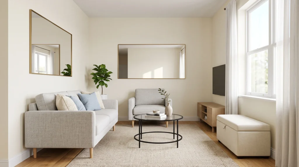 17. Make a Small Living Room Feel Bigger