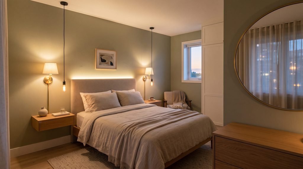 18. Choose the Right Lighting for a Small Bedroom