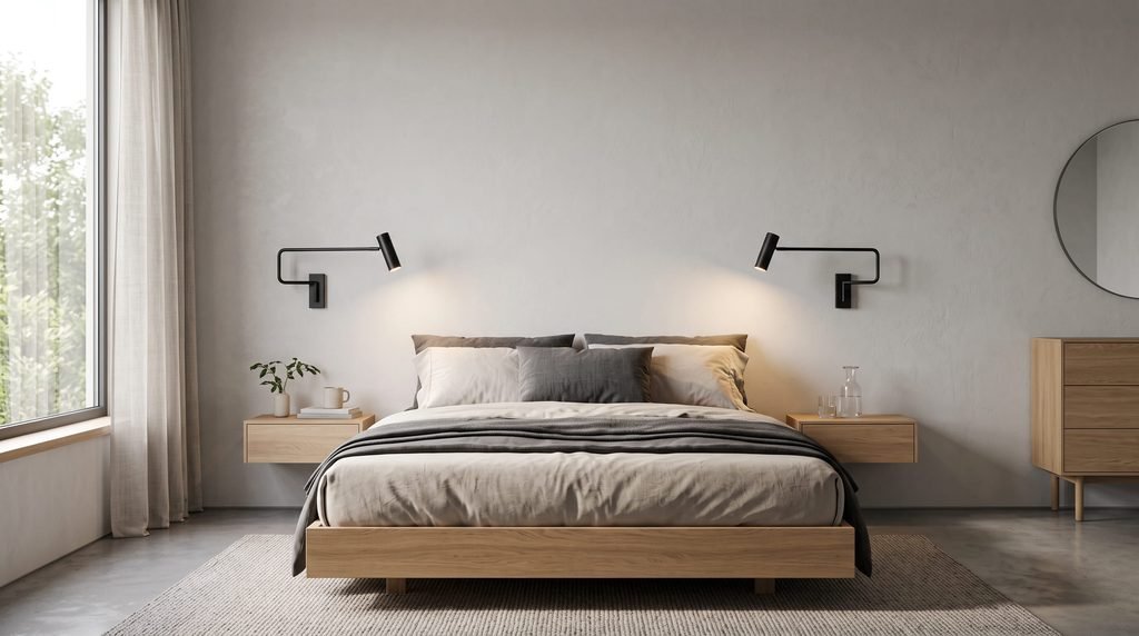19. Add Minimalist Wall-Mounted Lights