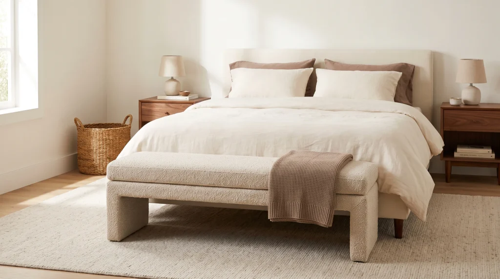 19. Cozy Bench Seating