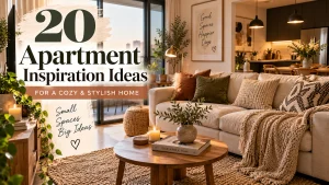 20 Apartment Inspiration Ideas for a Cozy & Stylish Home