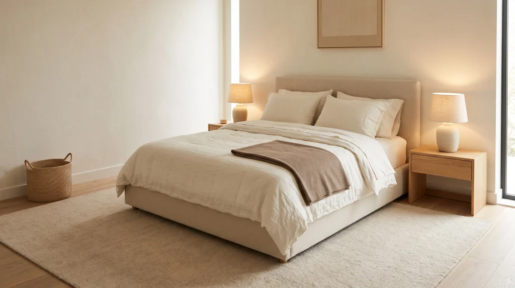 20. Minimal Cozy Styling