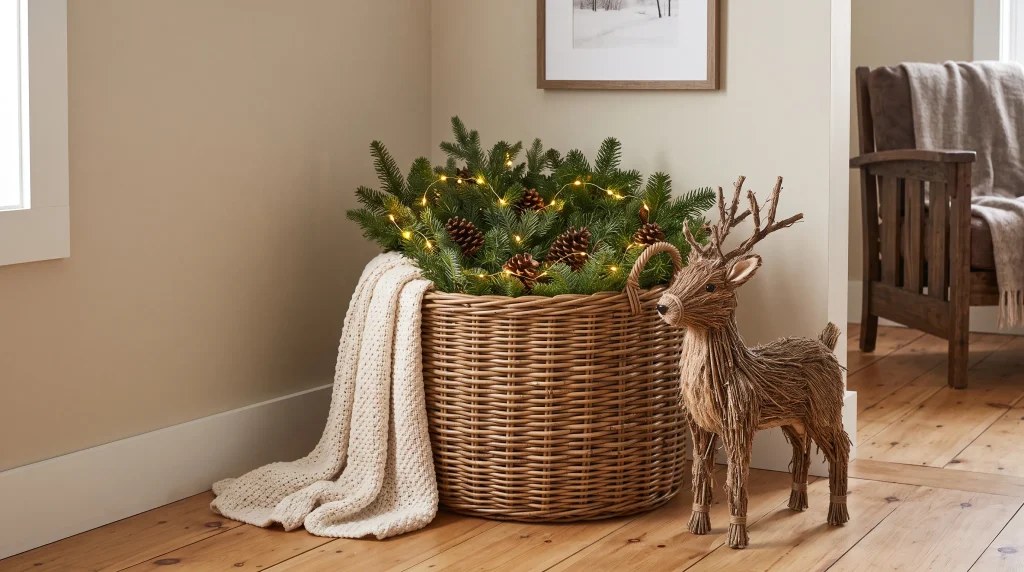 Woven Basket Corner