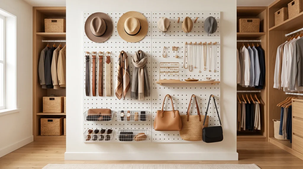 Pegboard Accessory Wall