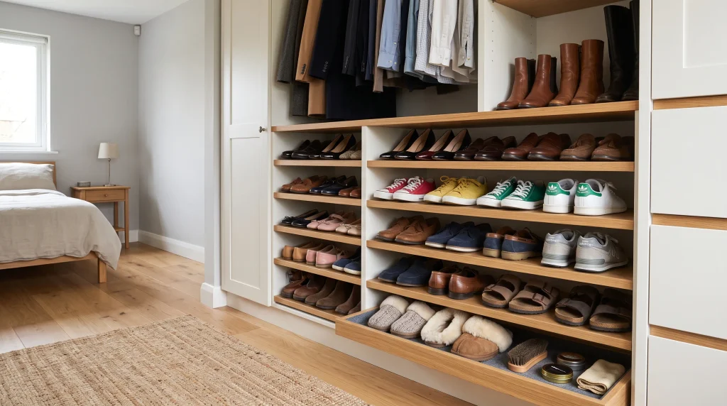 Slim Shoe Shelves