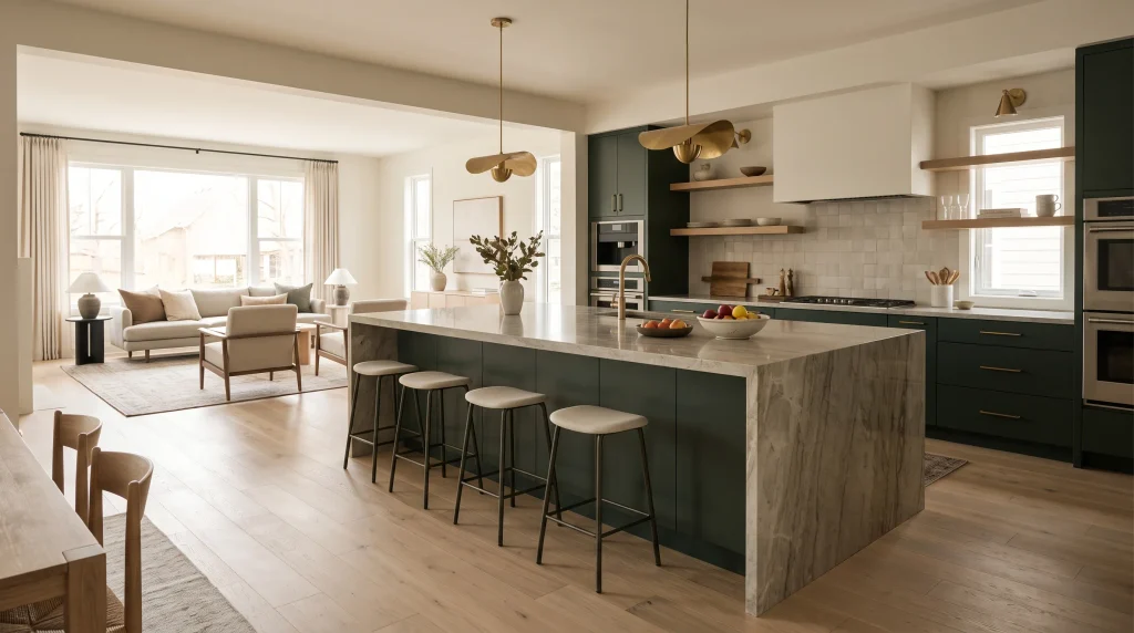 A Statement Kitchen Island