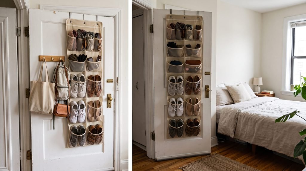 4. Use the Back of Your Bedroom Door