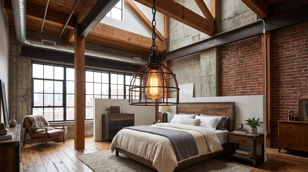 4. Use a Statement Pendant Light for the Ceiling Height